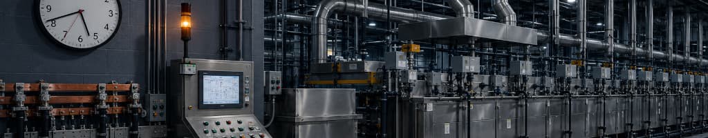 Timeline of detection, awareness, decision, action, and process response against a plating line consequence horizon