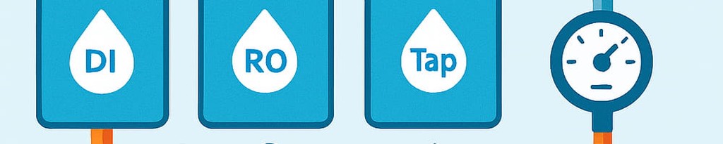 Lab technician monitoring water quality parameters on Lab Wizard digital interface
